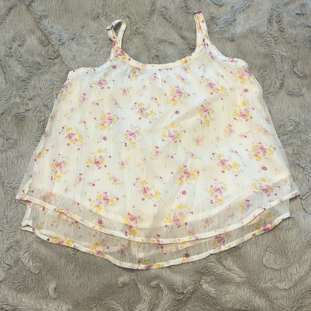 Abercrombie floral tank top